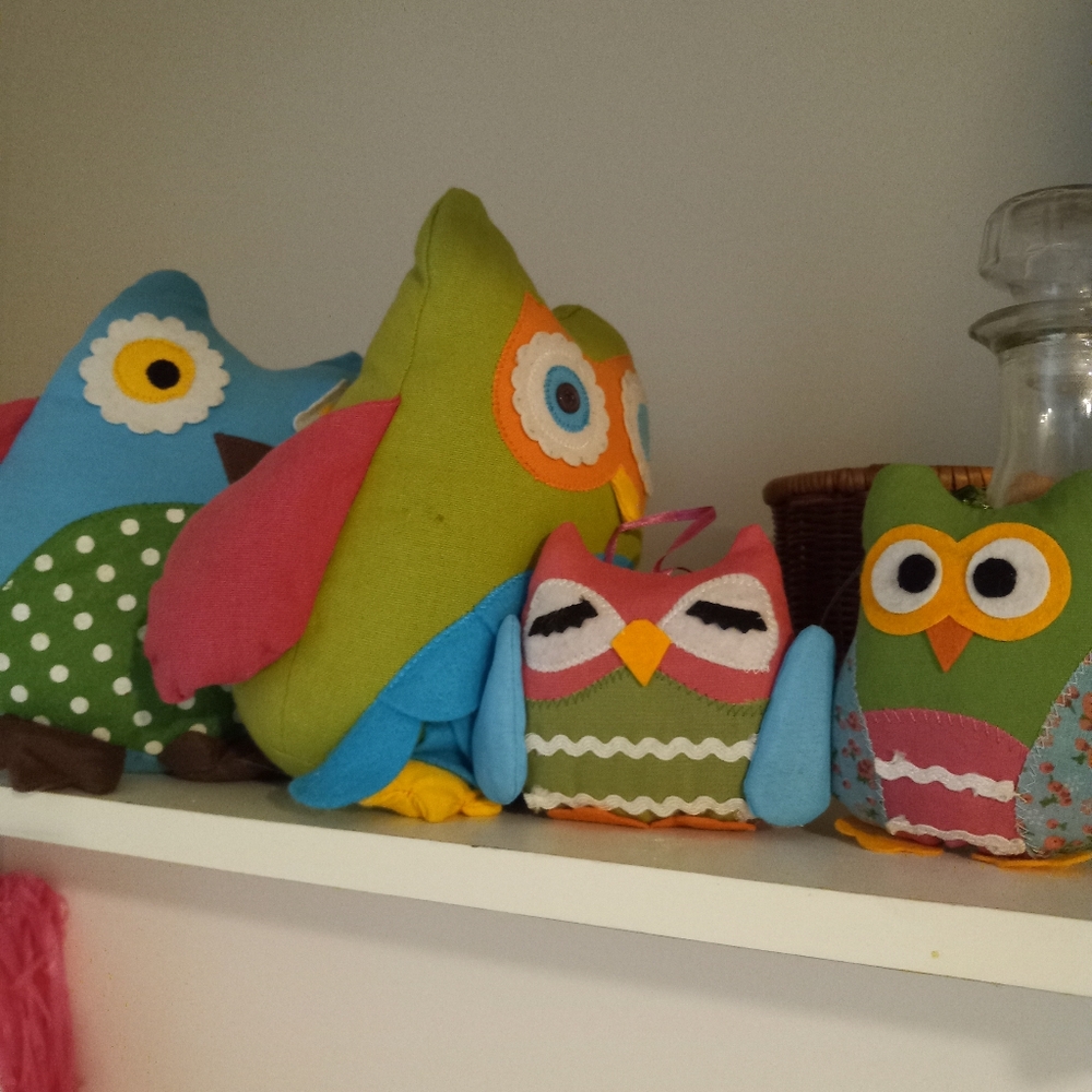 Hand made owls